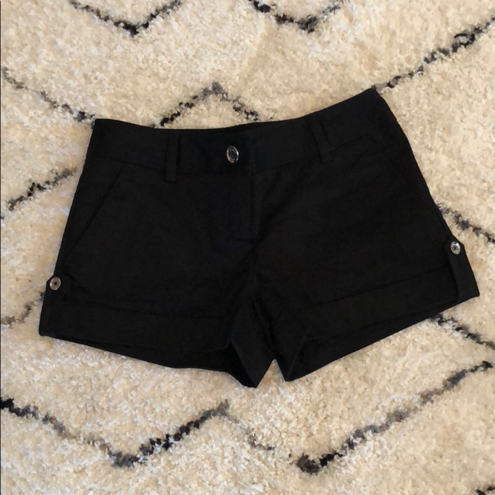 Express Black Cuffed Shorts - Size 0